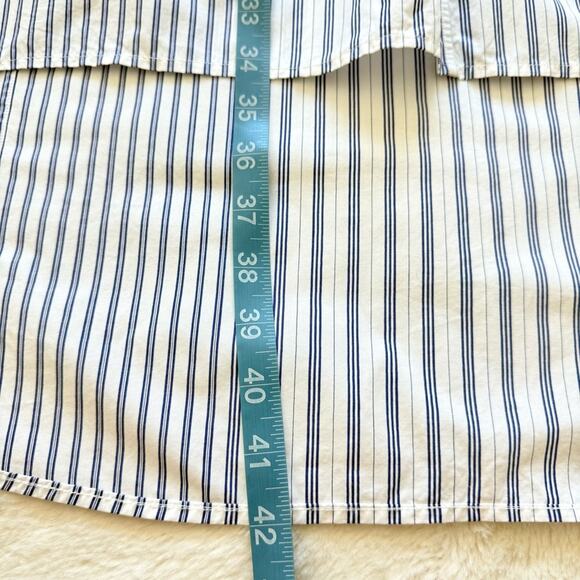 JIL SANDER women oversized striped blouse size 36IT Authentic Retail 1200$ - Picture 6 of 8